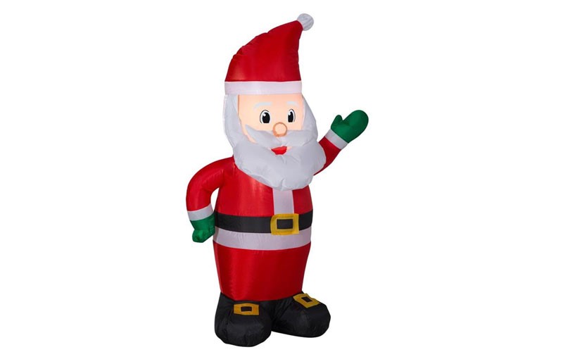 Holiday Living 4-ft Lighted Santa Christmas Inflatable