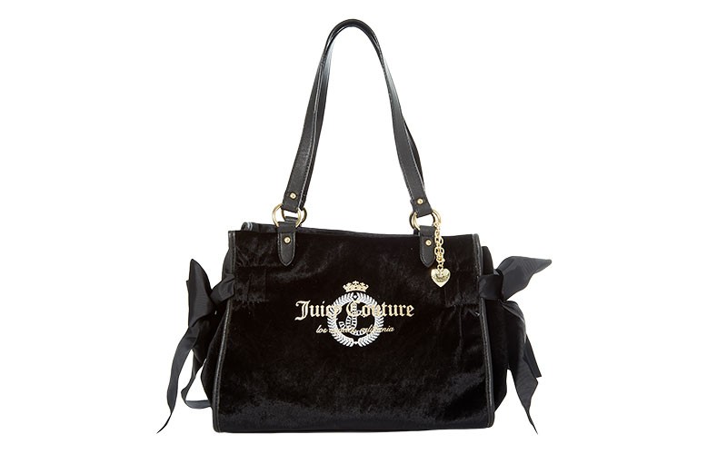 Juicy Couture Glitterazi Velour Satchel