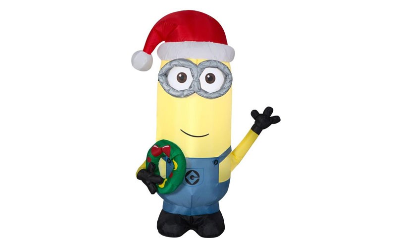 Universal 3.51-ft Lighted Minion Christmas Inflatable