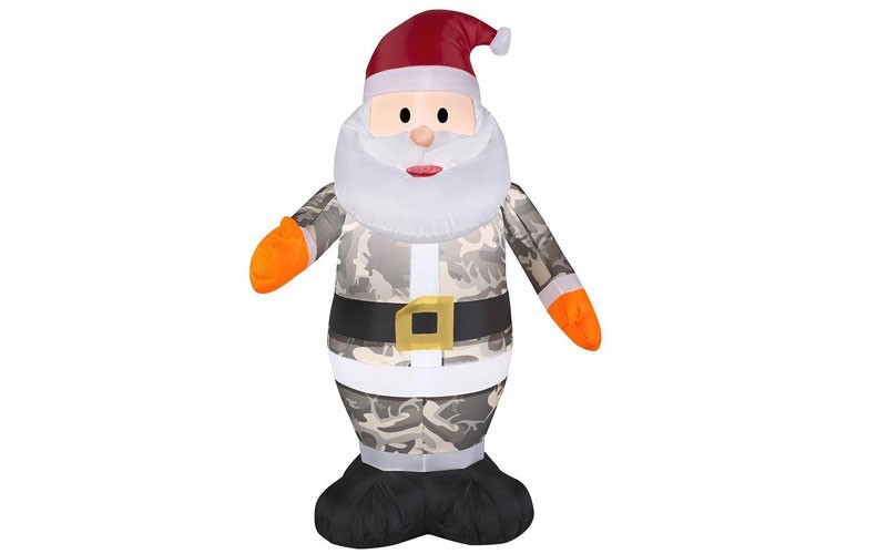 J. Marcus 3.5105-ft Lighted Santa Christmas Inflatable