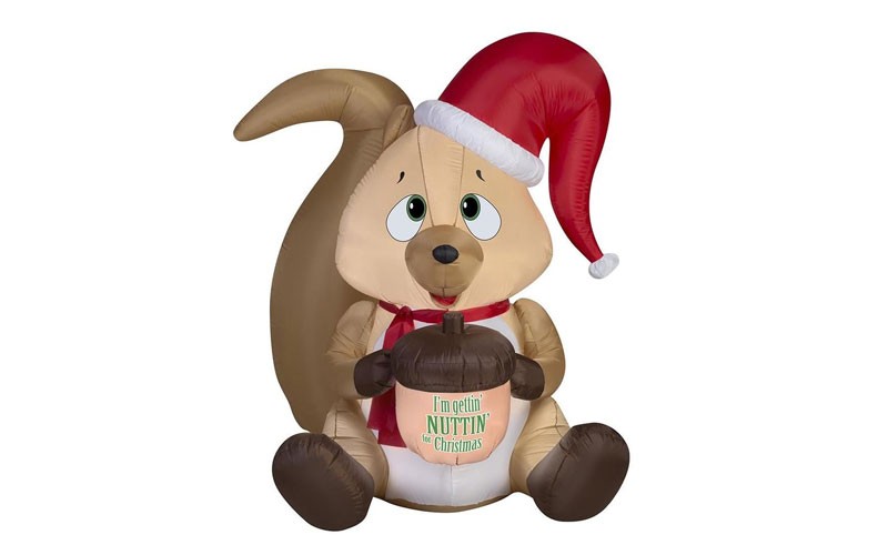 J. Marcus 5-ft x 4.4167-ft Lighted Squirrel Christmas Inflatable