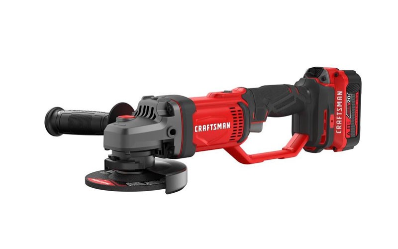 Craftsman V20 4.5-in 20-volt Max Cordless Angle Grinder (1-Battery Included)