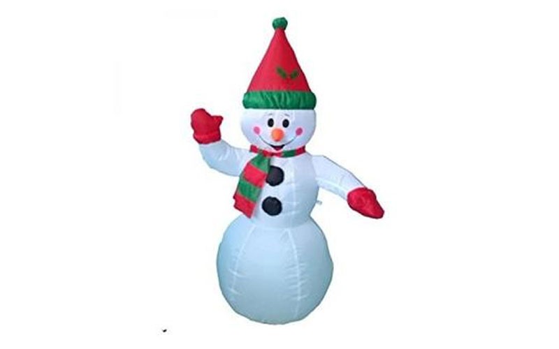 BZB Goods 4 Foot Christmas Inflatable Snowman Yard Garden Decoration