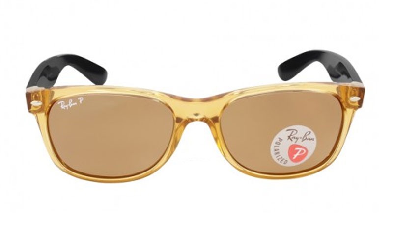  Rayban New Wayfarer Polarized Brown Sunglasses