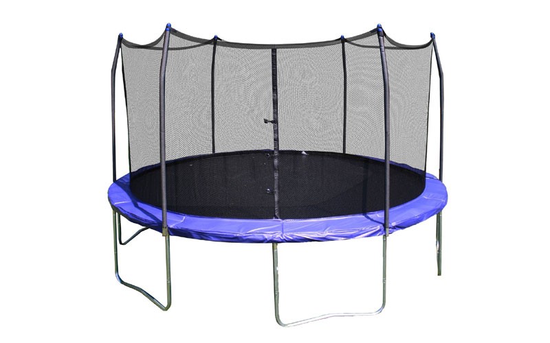 15ft x 17ft Oval Trampoline with Enclosure System