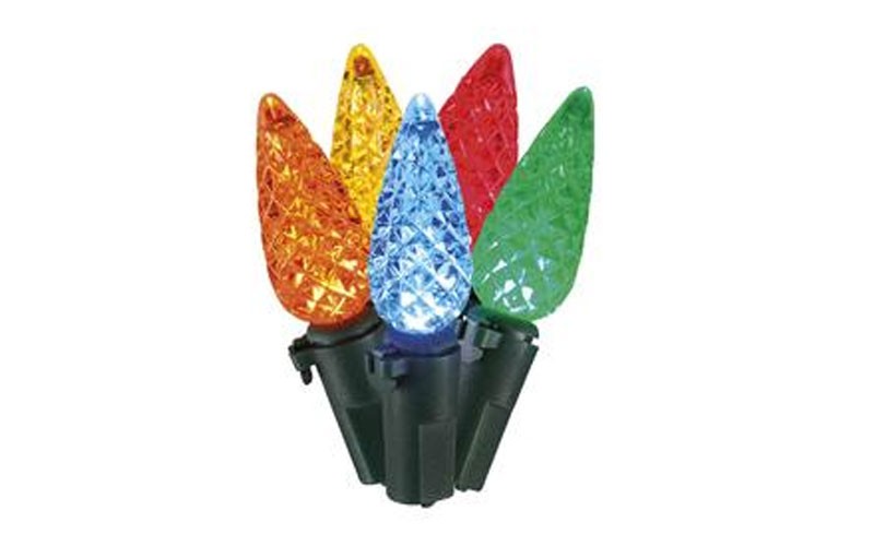 Trim A Home® 200 C6 LED Lights On A Reel - Multi-Color