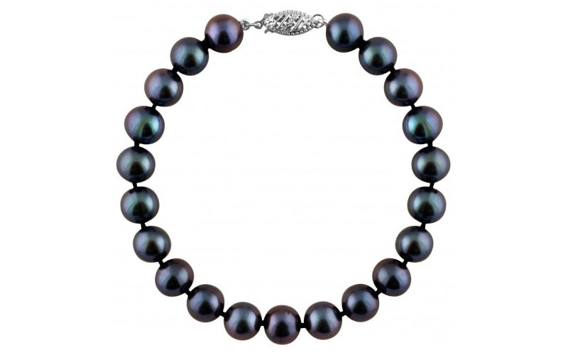 Bella Pearl Black Freshwater Pearl Bracelet