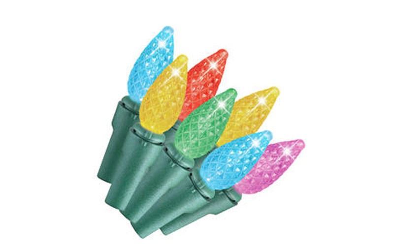 DieHard 50-Count Faceted C3 LED Lights - Multicolor