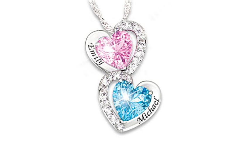 Every Beat Of My Heart Personalized Birthstone Necklace