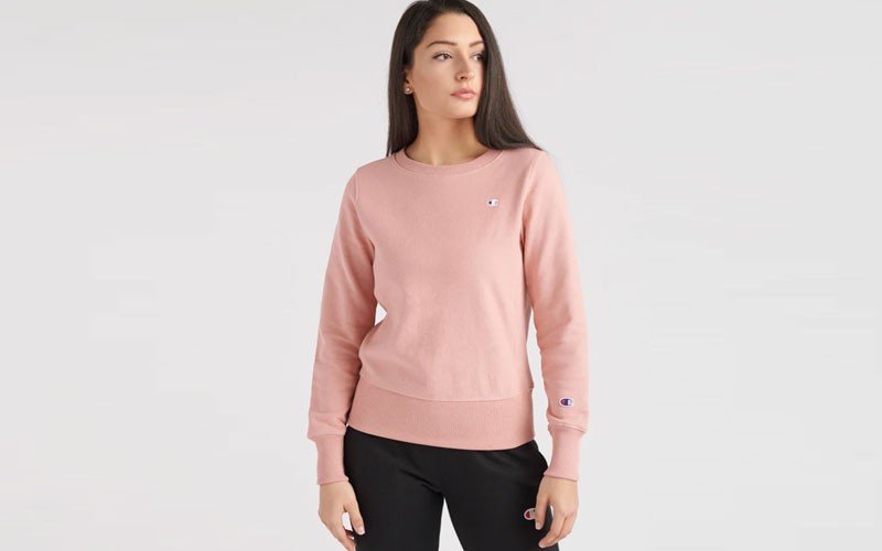 Champion Reverse Weave Crew Logo Sweatshirt