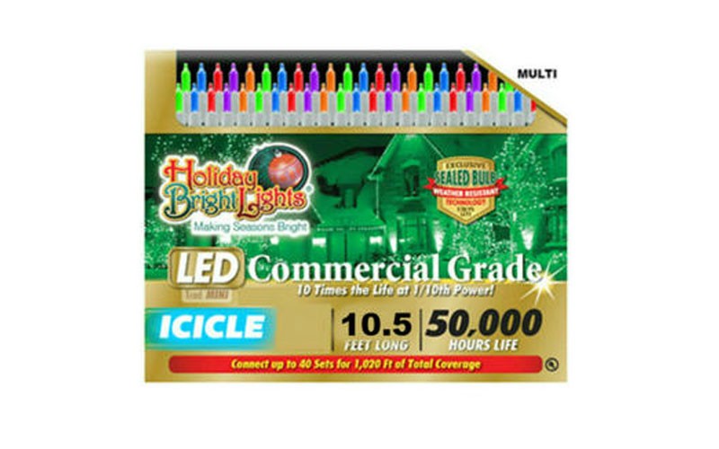 Holiday Bright Lights Holiday Bright LEDBX-T570-IC-MU Christmas T5 LED Icicle 70