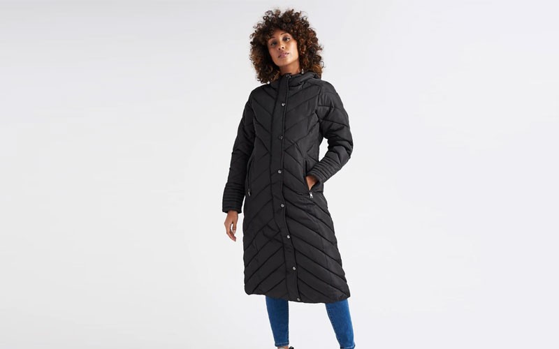 Essentials Nylon Maxi Puffer Jacket