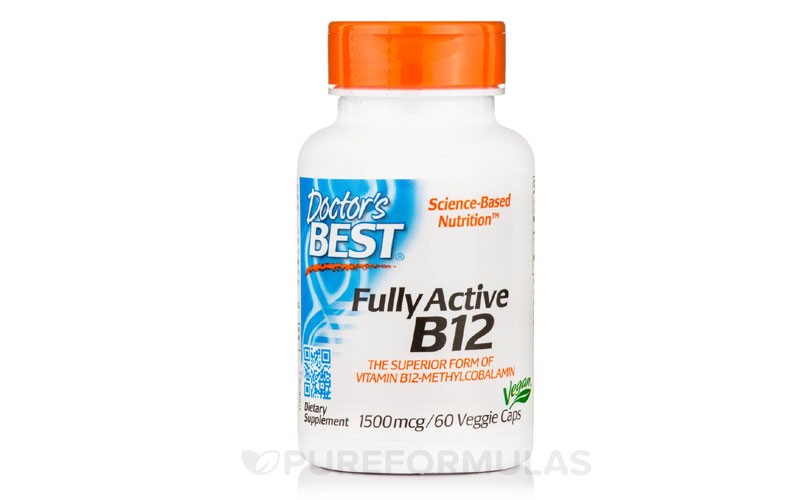 Fully Active B12 1500 mcg60 Veggie Capsules