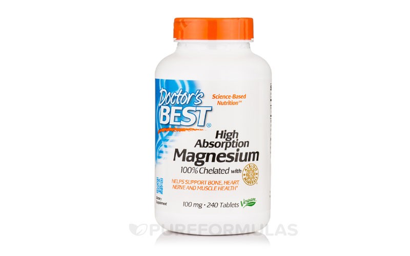 High Absorption Magnesium 100 mg 240 Tablets