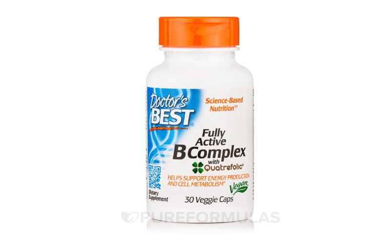 Fully Active B Complex with Quatrefolic 30 Veggie Capsules