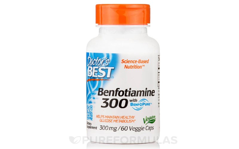 Benfotiamine 300 with BenfoPure 60 Veggie Capsules