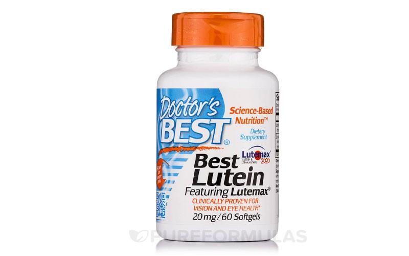 Best Lutein featuring Lutemax (Lutein & Zeaxanthin) 20mg 60 Softgels