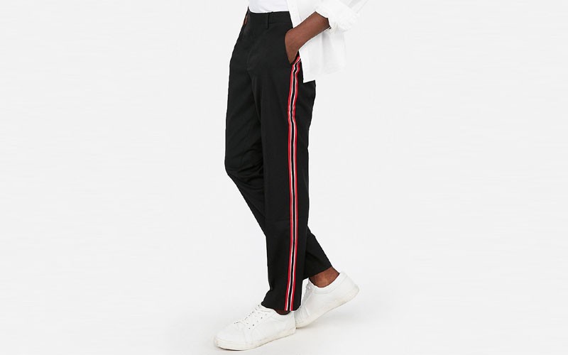 Stretch Side Stripe Dress Pant