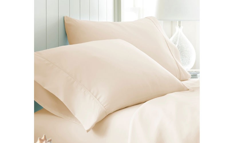Becky Cameron Premium Ultra Soft 2 Piece Pillow Case Set Standard Ivory