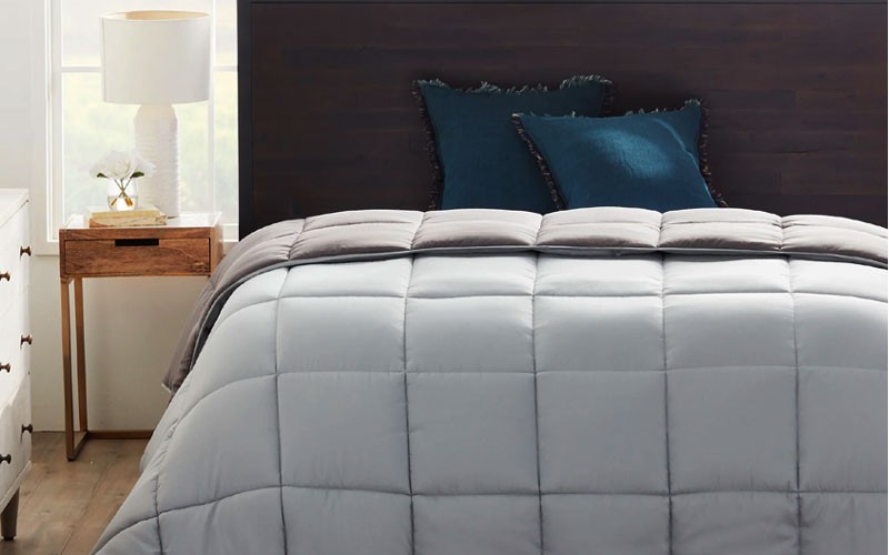 Brookside Down Alternative Reversible Quilted Comforter with Corner Duvet Tabs