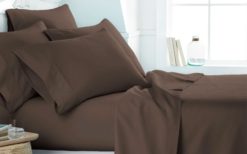 Soft Essentials Ultra-soft 6-piece Deep Pocket Bed Sheet Set twinxl Chocolates