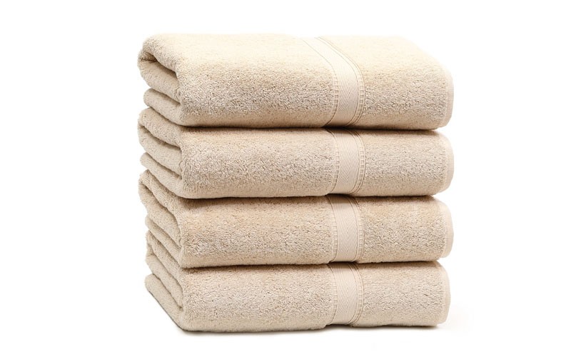 Authentic Hotel and Spa Turkish Cotton Bath Towel (Set of 4) Beige