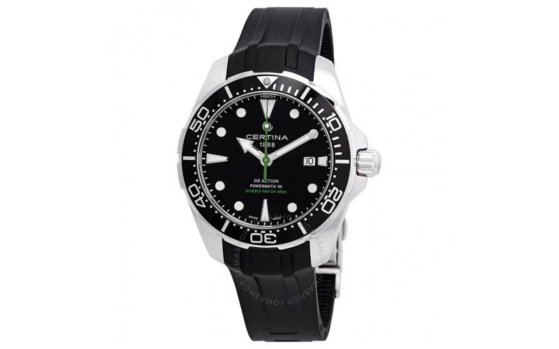 Certina DS Action Diver Automatic Black Dial Mens Watch