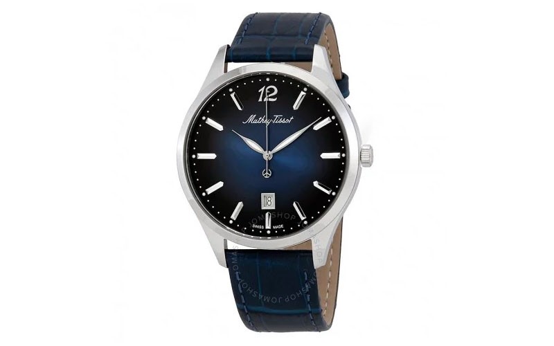 Mathey Tissot Urban Blue Dial Mens Watch