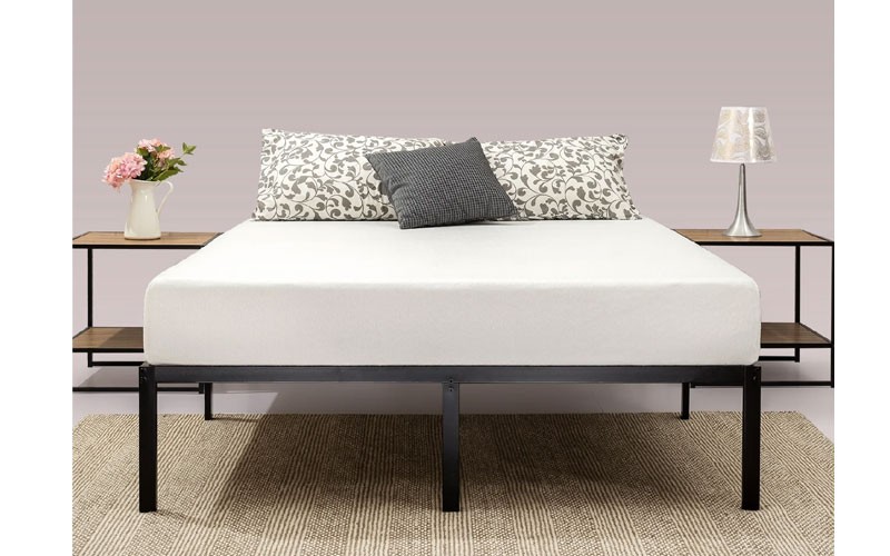 Priage 14-inch Classic Metal Platform Bed Frame Full/Double