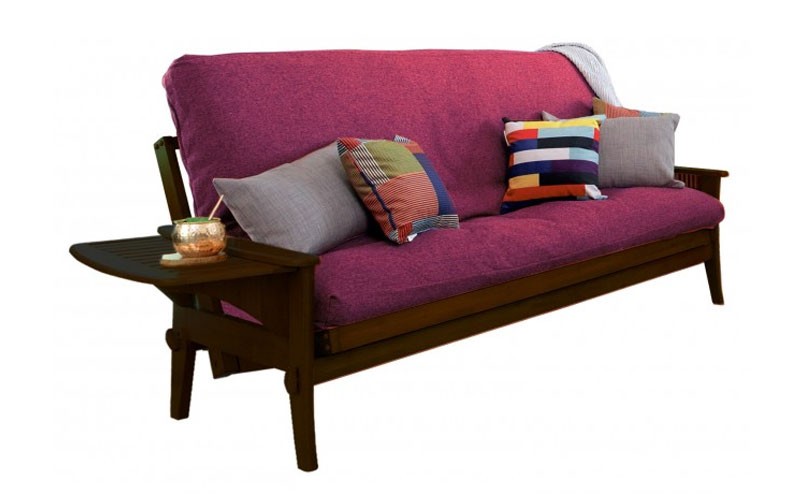 Martini Wood Futon Frame in Java Finish