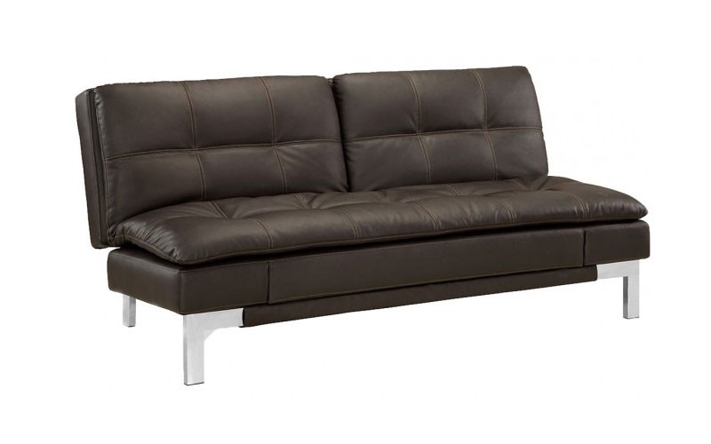 Serta Dream Convertible Valencia Bonded Leather Java Sofa Bed
