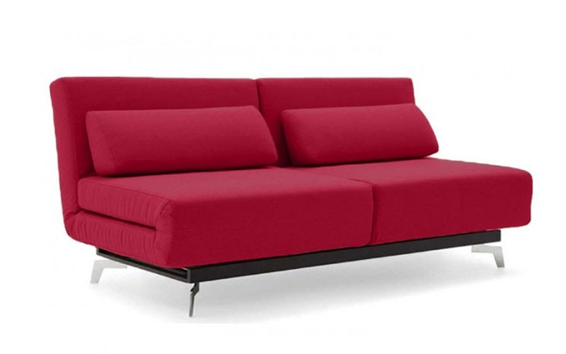Apollo Modern Convertible Futon Sofabed With 2 Matching Pilows