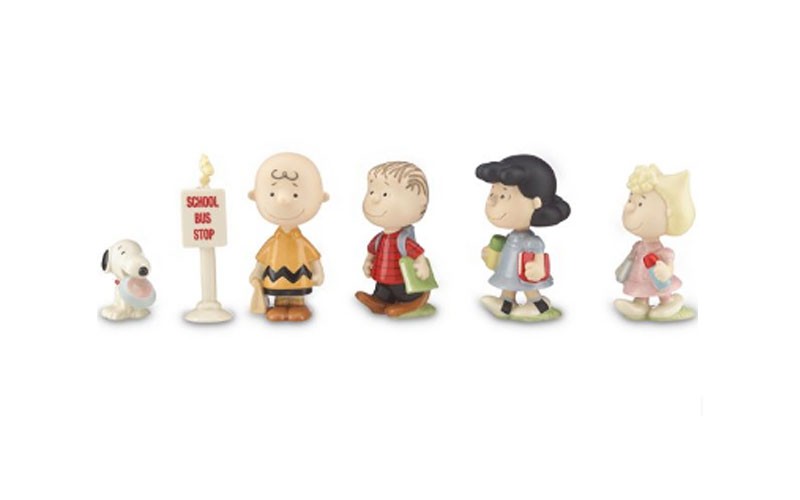 Peanuts 6-piece Back to School Figurine Set by Lenox