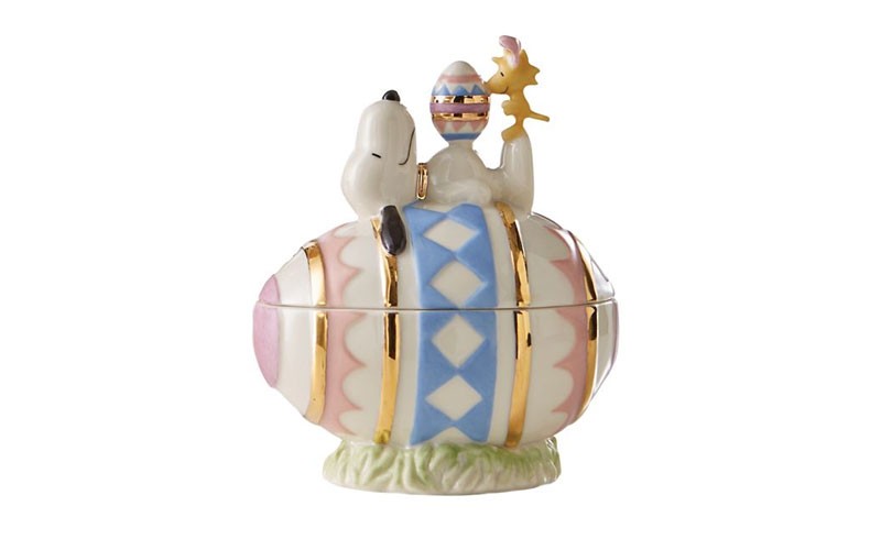 Snoopy and Woodstock Easter Egg Box by Lenox