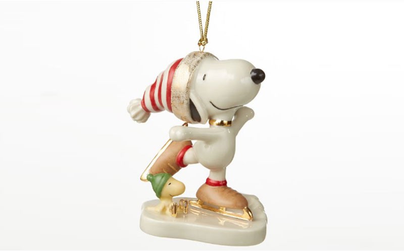 Snoopy Ice Skating Ornament