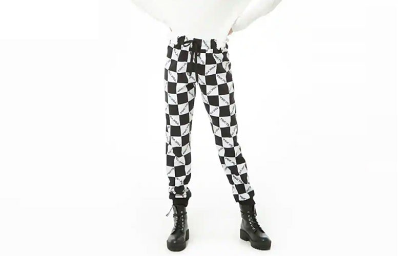 Checkered Tokyo Women Joggers