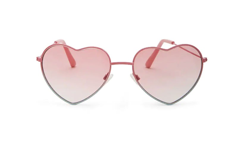 Heart Tinted Womens Sunglasses
