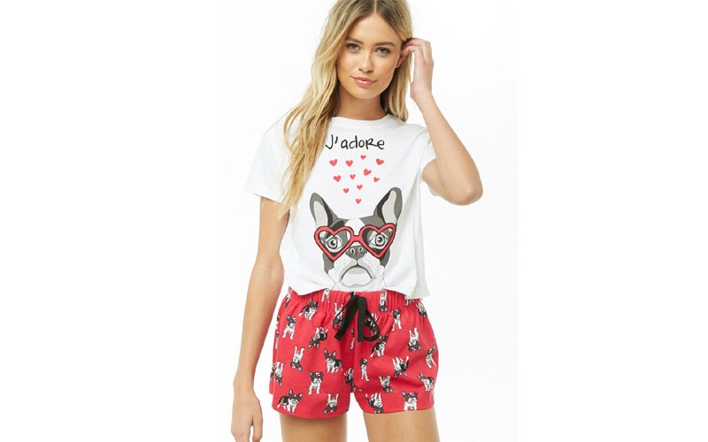 French Bulldog Graphic PJ Set