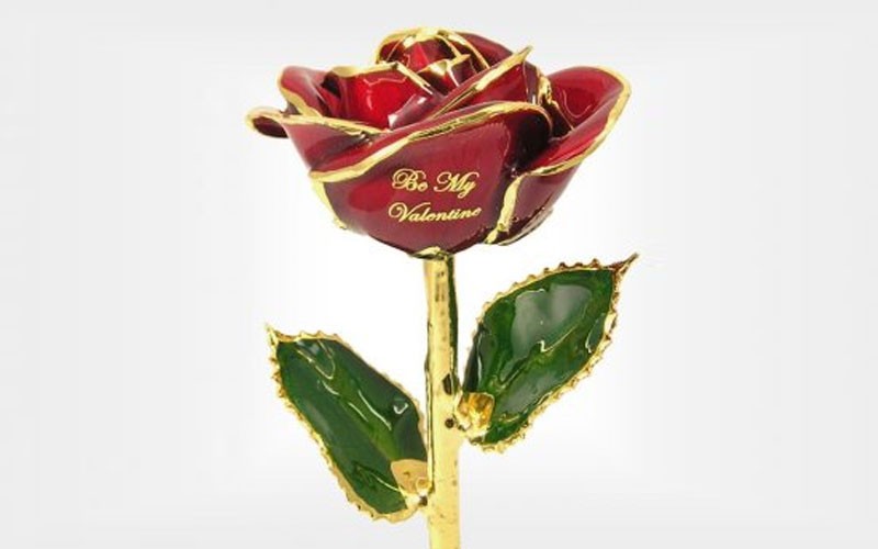 Personalized Valentines Day Rose Gift