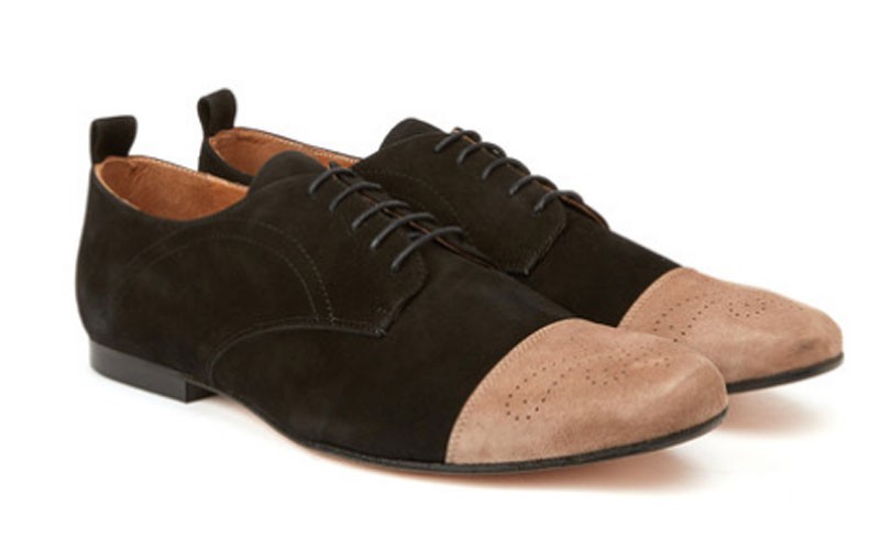 Angel Classic Blucher Taupe Men Black Shoes