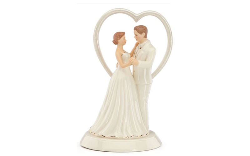 Heart Wedding Cake Topper