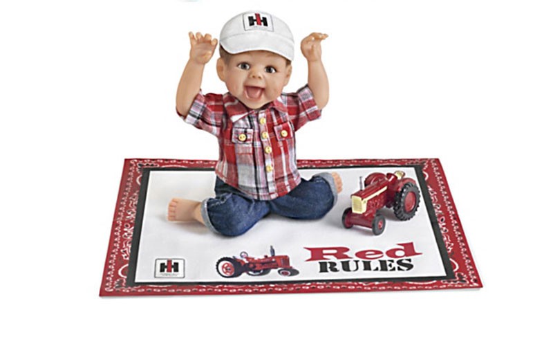 Farmall Pride Red Rules Baby Doll