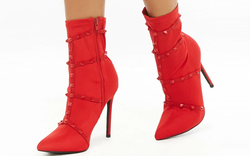 Studded Sock Booties For Women