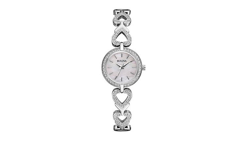 Womens Bulova Crystal Bracelet Watch