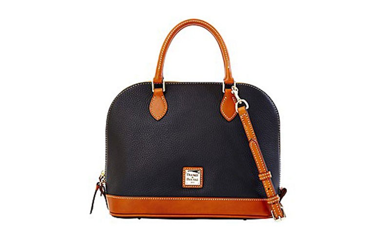 Dooney & Bourke Pebble Grain Zip Zip Satchel Bags