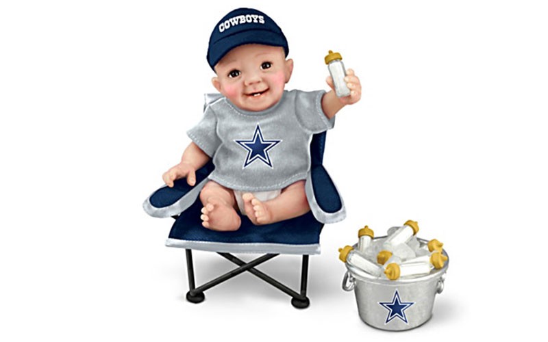 Cheryl Hill Dallas Cowboys Tailgatin Tots Baby Doll