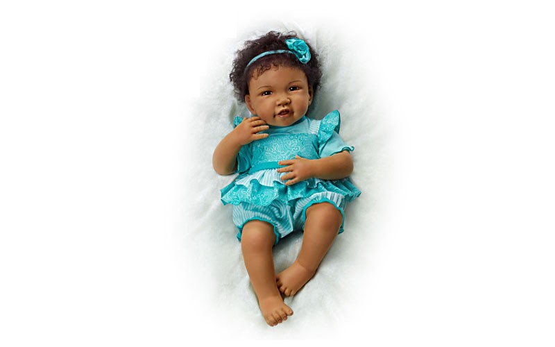 Hold That Pose Destiny African Baby Doll by Waltraud Hanl