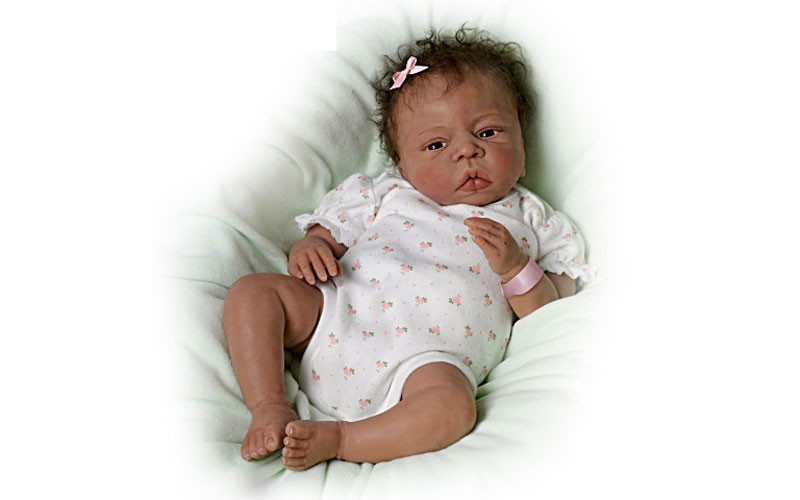 Donna Lee So Blessed Poseable African Baby Girl Doll