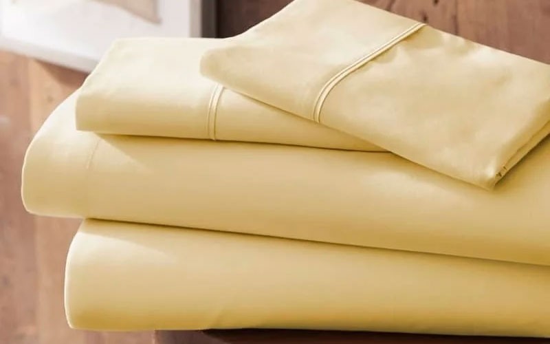 Becky Cameron Luxury Ultra Soft Bed Sheet Set Twin Gold