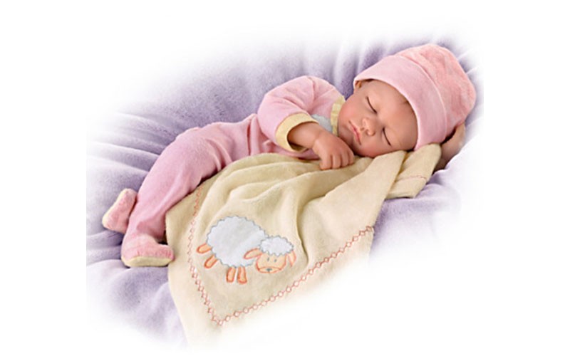 Marissa May Counting Sheep Lifelike Baby Girl Doll